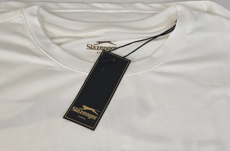 Slazenger Padel - Tim Tee II - COOLMAX AIR Short Sleeve T-Shirt - White gallery