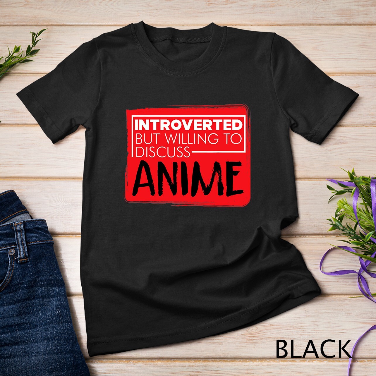 Funny Anime Japanese Animation Lovers Pun Quote Men Women T-Shirt Unisex T-shirt gallery