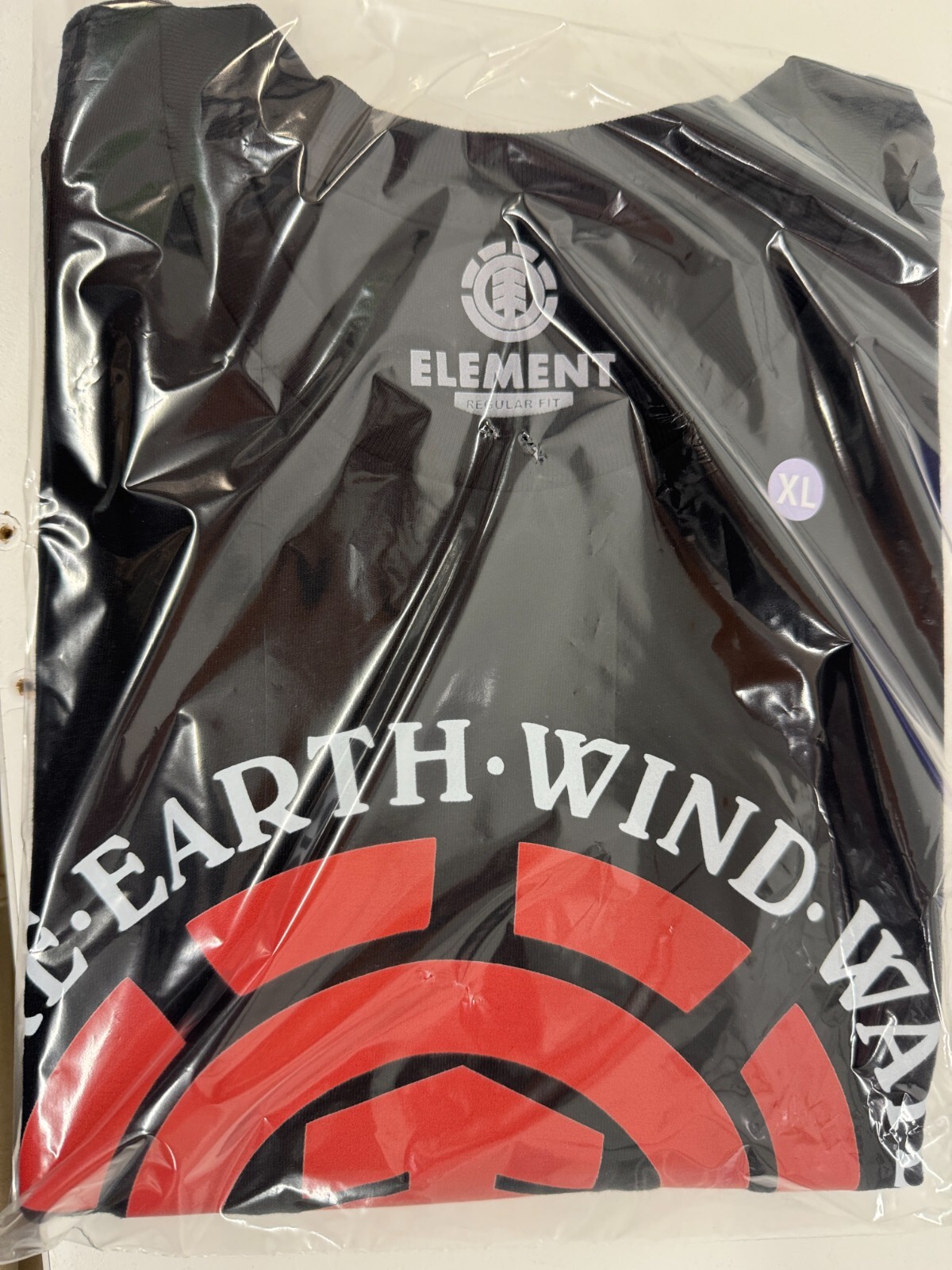 ELEMENT SKATE CO MENS EARTH WIND FIRE WATHER GRAPHIC T SHIRT BLACK gallery