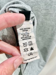 Reigning Champ Heather Grey Logo Crew Neck T Shirt Size M