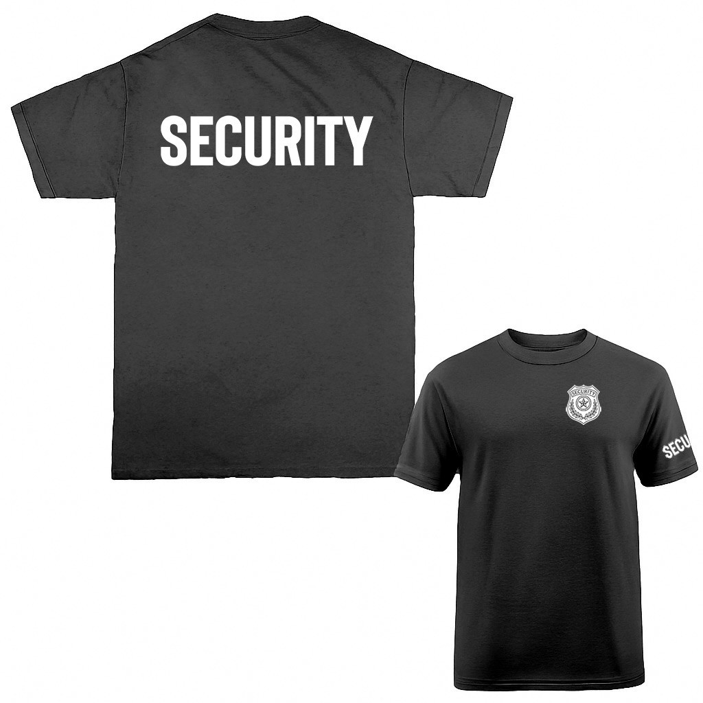"Security" Size S-5XL Front/Back Event Staff Uniform T-shirt gallery