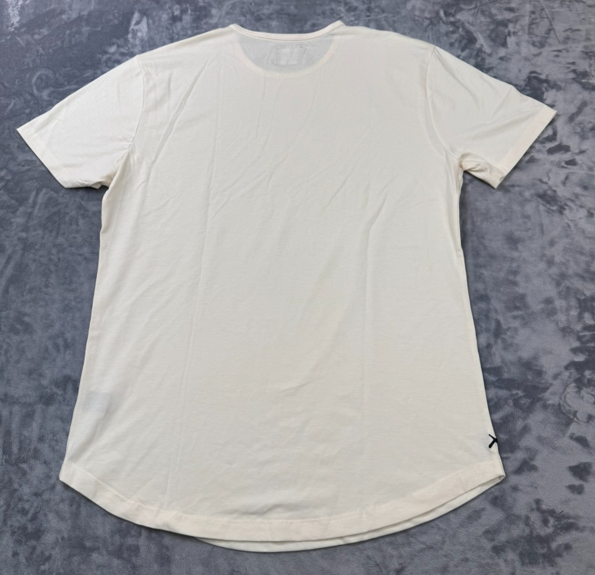 Cuts Clothing Short Sleeve Curve-Hem T-Shirt Mens Extra Large Ivory Pyca Pro gallery