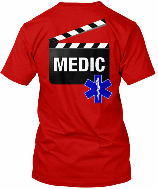 Set Medic Clapboard Premium T-Shirt Made in the USA Size S to 5XL