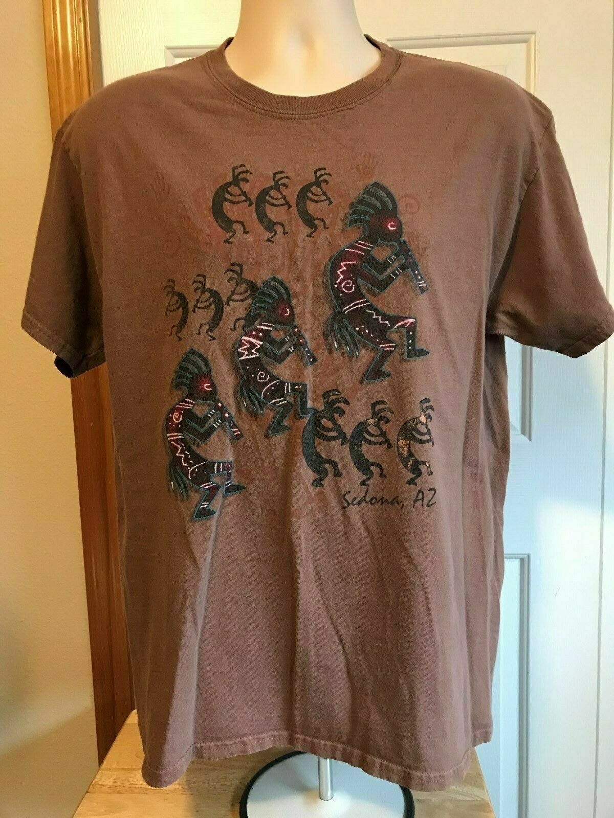 SEDONA, AZ BROWN VINTAGE T-SHIRT LARGE gallery