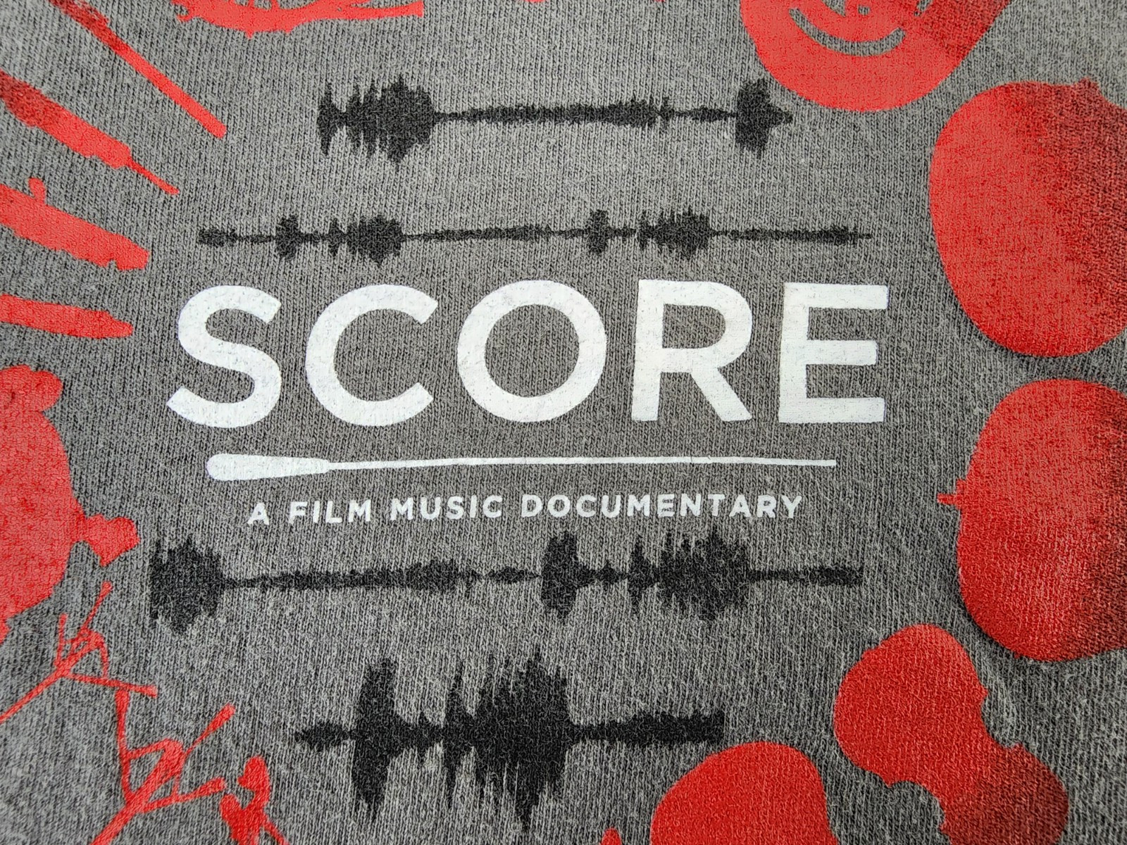Score A Film Music Documentary Shirt Mens 2XL Crew Cinematic Merch Tee Adult A48 gallery