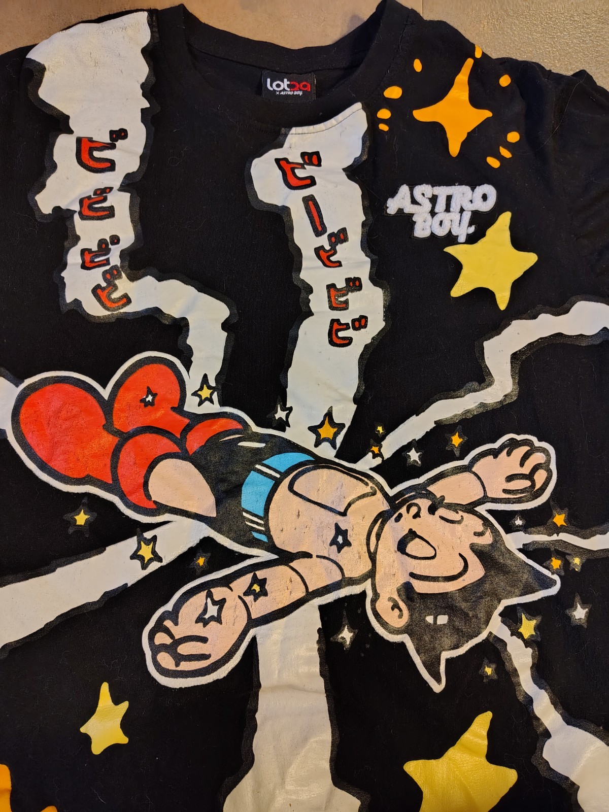 Astro Boy Mens Large Lotka Anime Red Boots American Thunder Anime T-Shirt Tee gallery