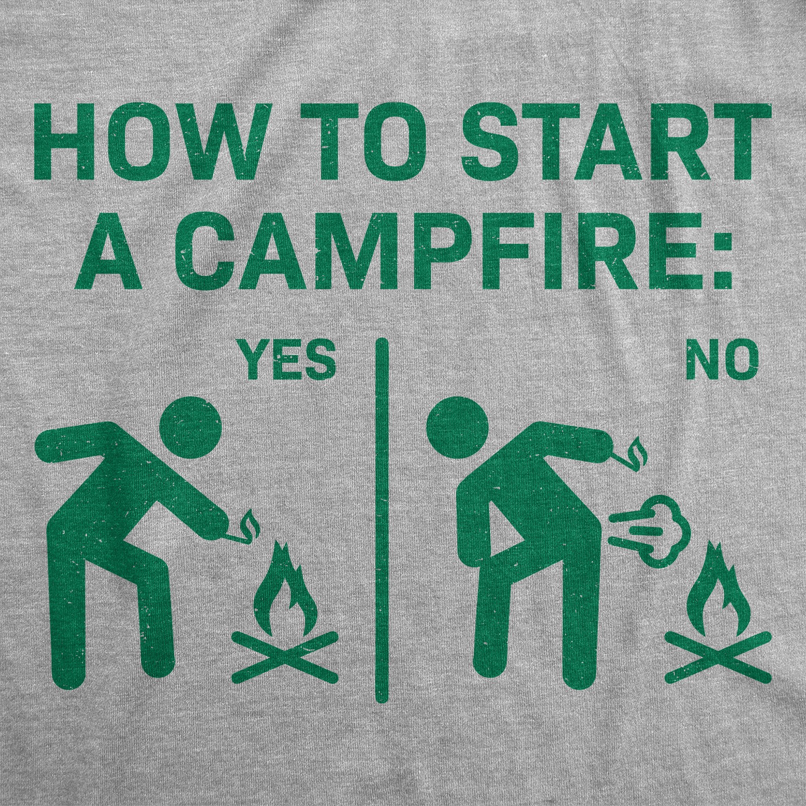 Mens Funny T Shirts How to Start A Campfire Sarcastic Camping Graphic Novelty gallery