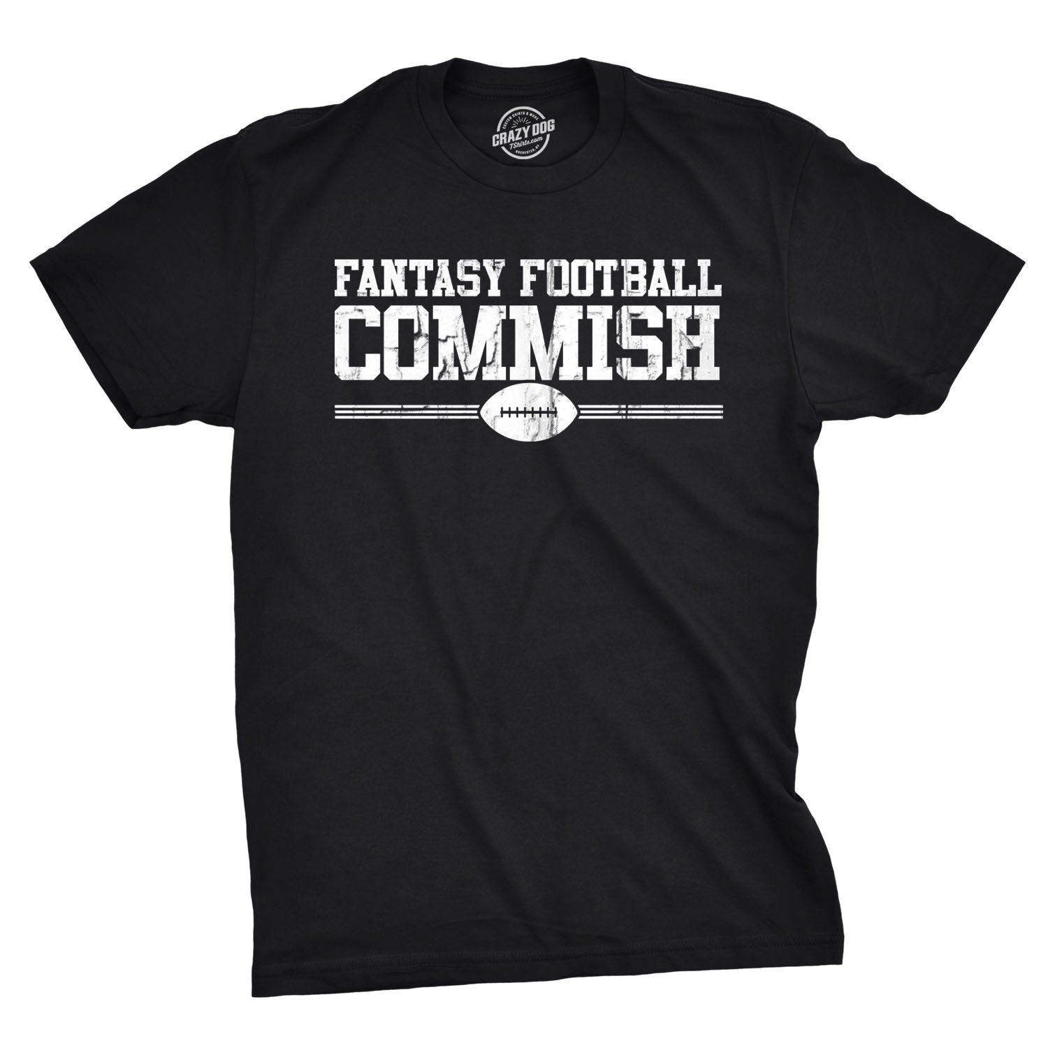 Mens Fantasy Football Commish T Shirt Funny Gift for Dad Game day Graphic Cool gallery