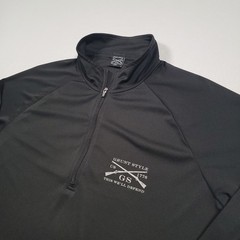 Grunt Style Men 1/4 Zip Pullover Large Black Long Sleeve Tactical Shirt