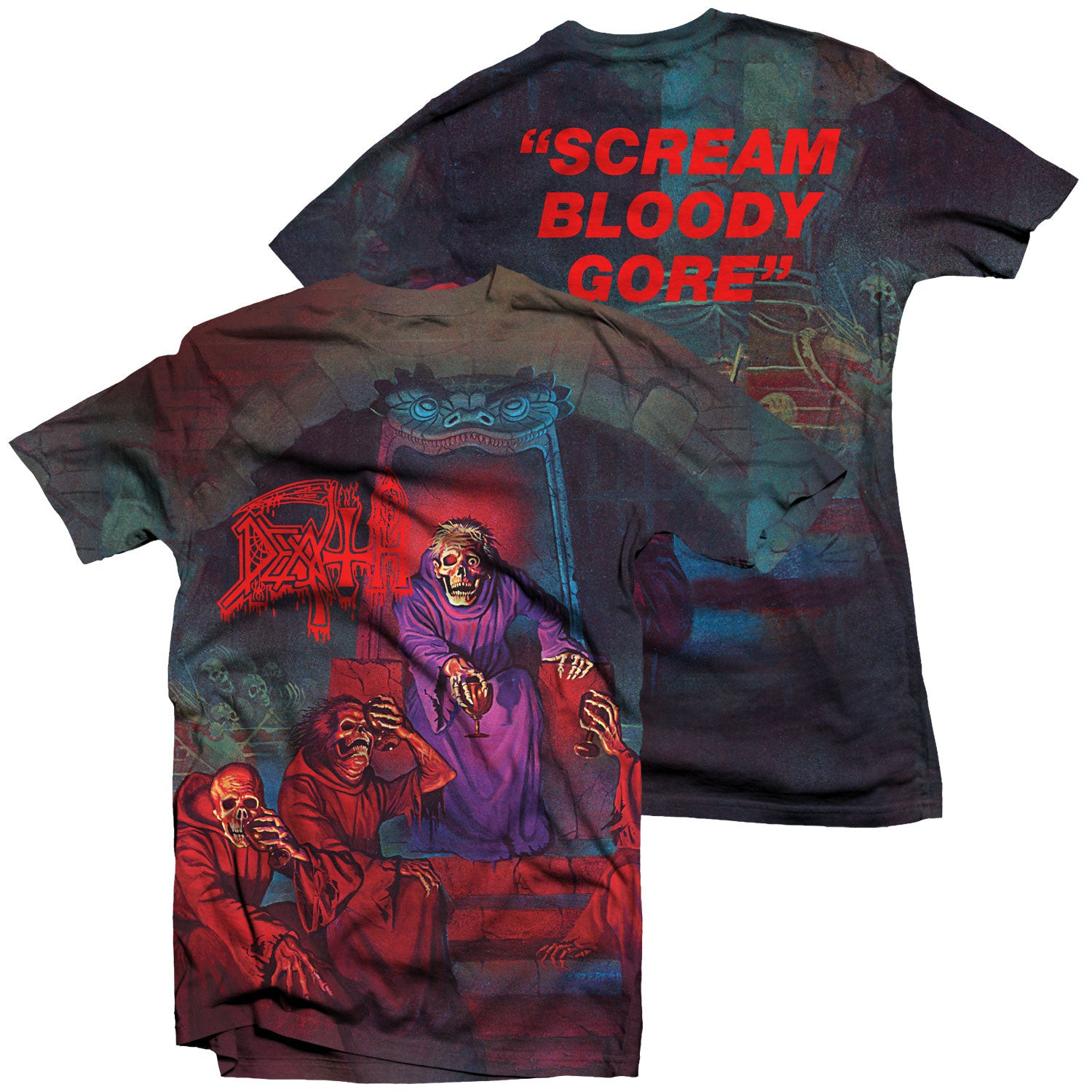 Scream Bloody Gore - DEATH All Over Print 3D Shirt S-5XL Men's TT1110 gallery