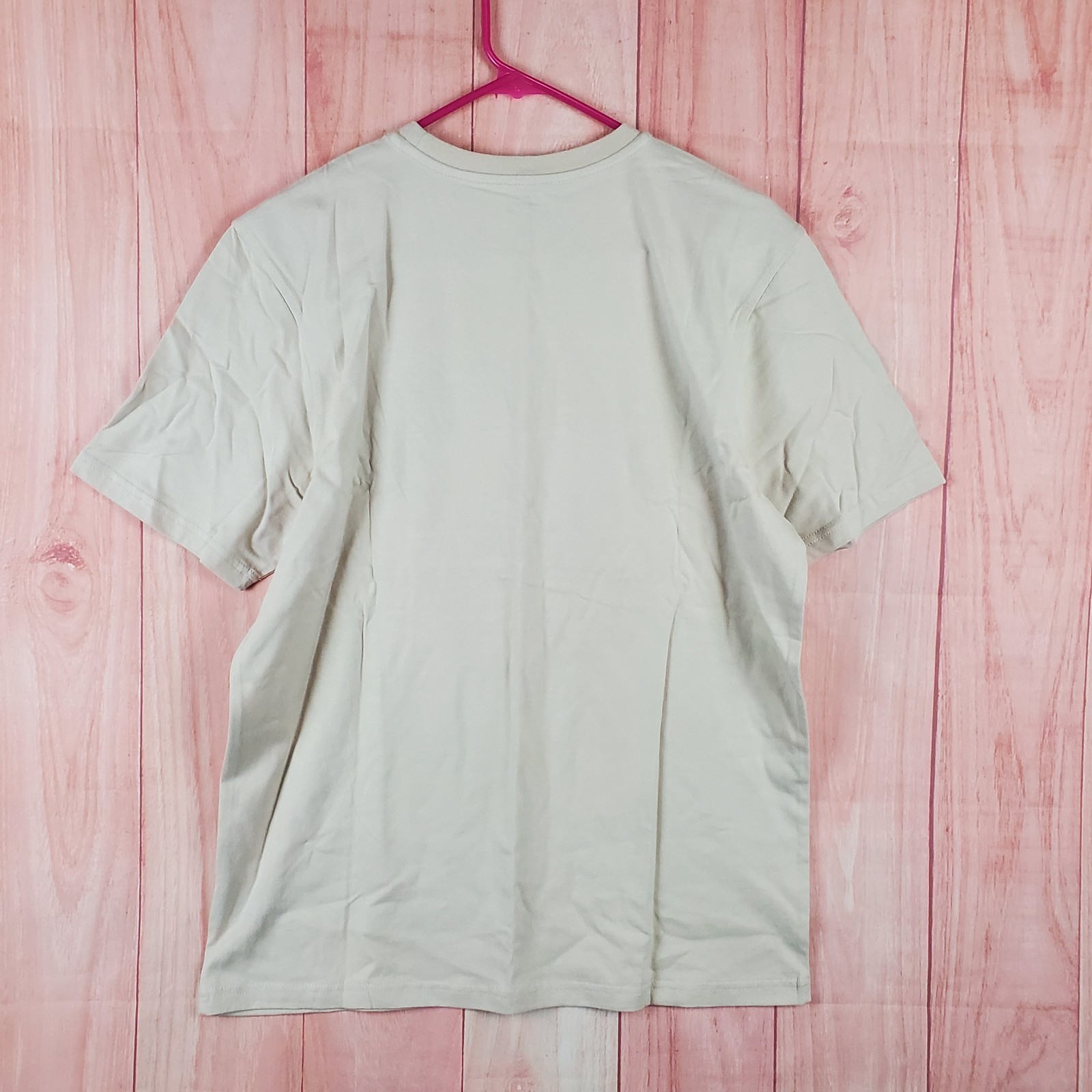 Staple T Shirt Mens Medium Beige Cotton Embroidered Rooted In Tradition Casual gallery