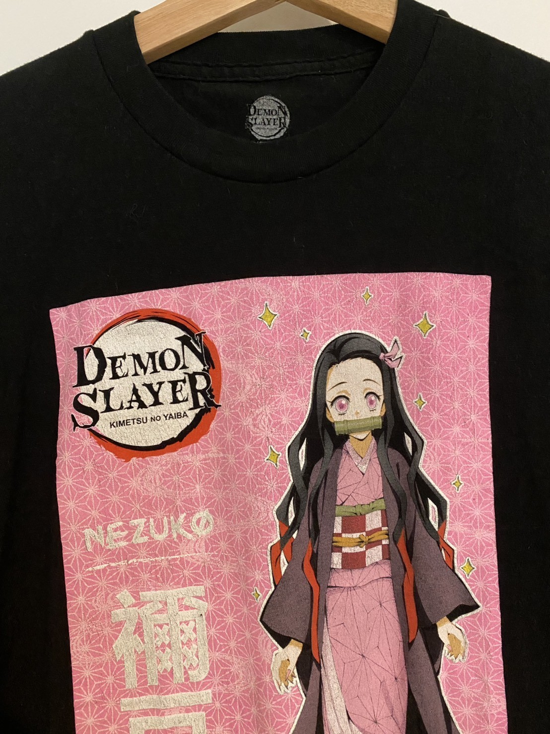 Nezuko Demon Slayer Shirt Black Size Medium – Anime Graphic Tee gallery