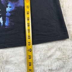 Prince Purple Rain Mens Medium Black Graphic Crew Neck Short Sleeves T-Shirt