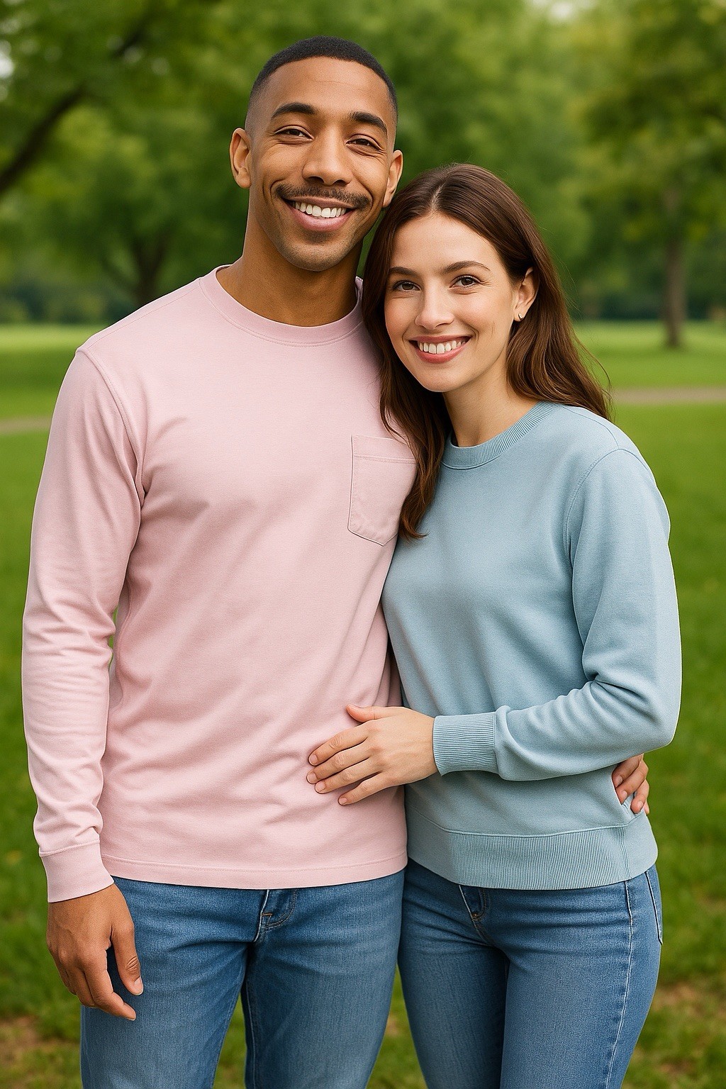NWT Goodfellow & Co Pink Longsleeve Men's Size XL with Pocket Retail $20 gallery