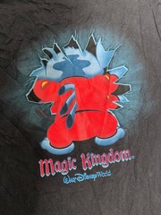 Rare Disney Lilo Stitch Double-Sided Print T-Shirt 00s
