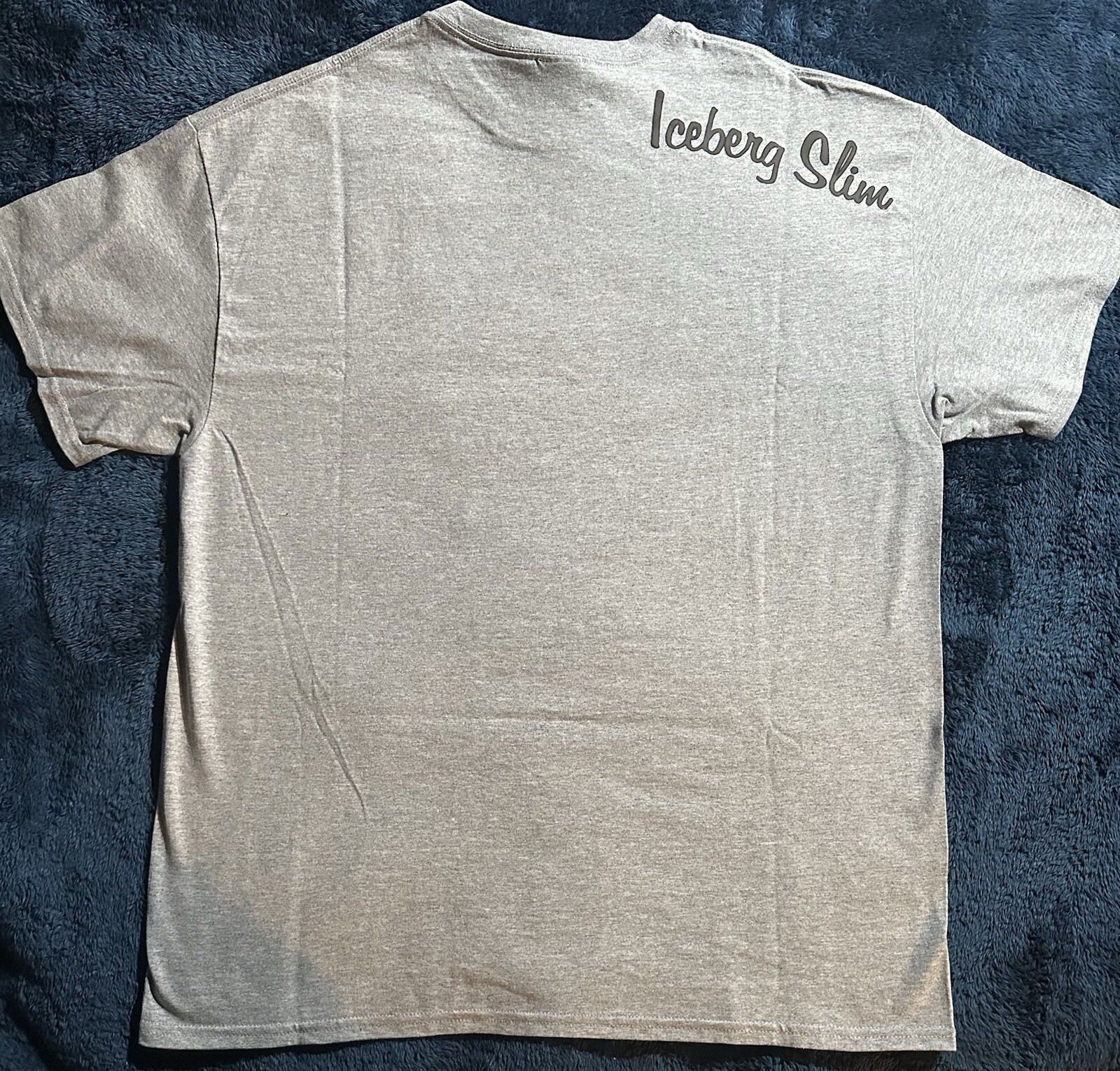Iceberg Slim T-Shirt Gray XL Iron On Reflections Pimpin’ Ain’t Easy gallery