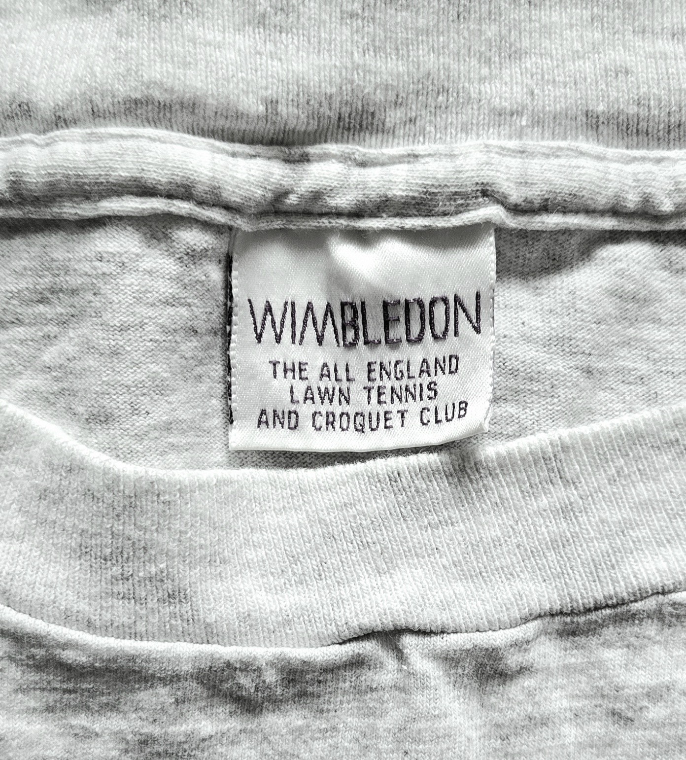 Vintage 90s Wimbledon Tennis Championships T-Shirt Made In USA Unmarked L gallery