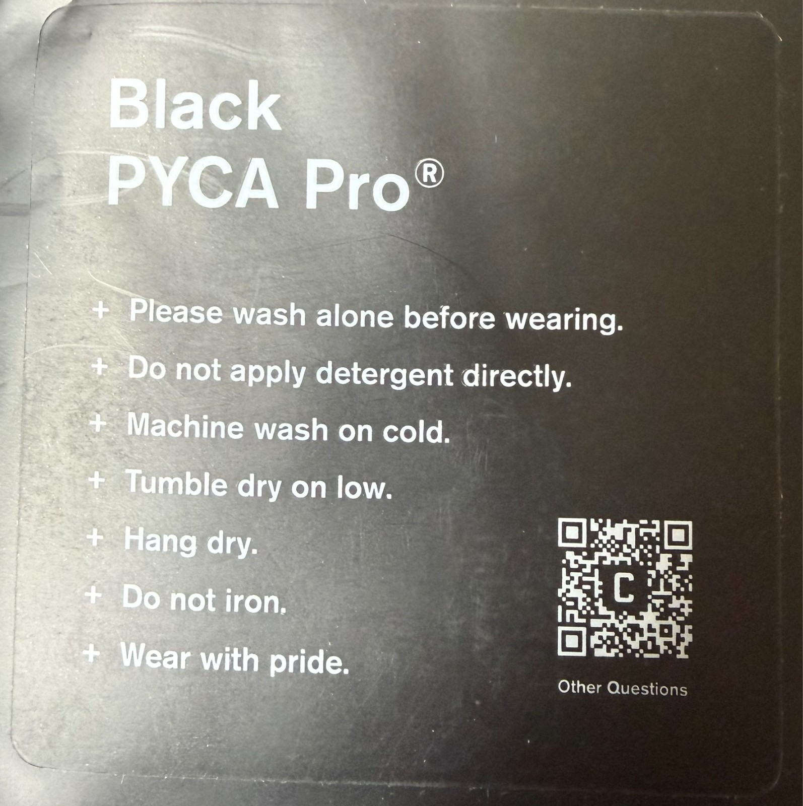 Cuts Clothing Crew Elongated Fit T-Shirt Men's Large Black Pyca Pro gallery