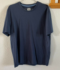 Joseph Abboud Modern Fit SS Crewneck Tee Navy Large