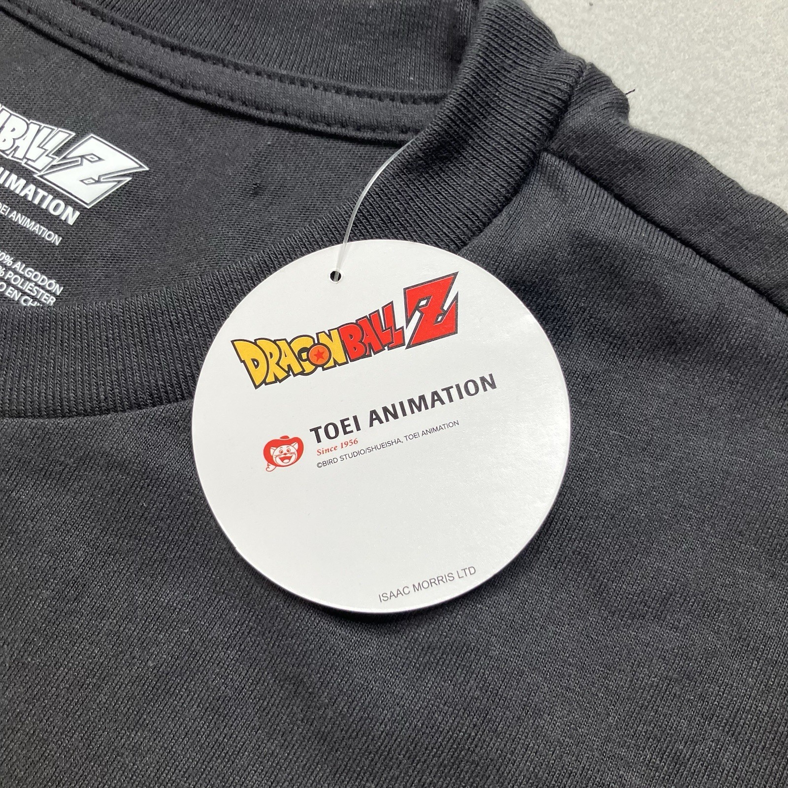 Dragon Ball Z Crew Neck Double Sided Graphic Print T-Shirt Black Men's Size XL gallery
