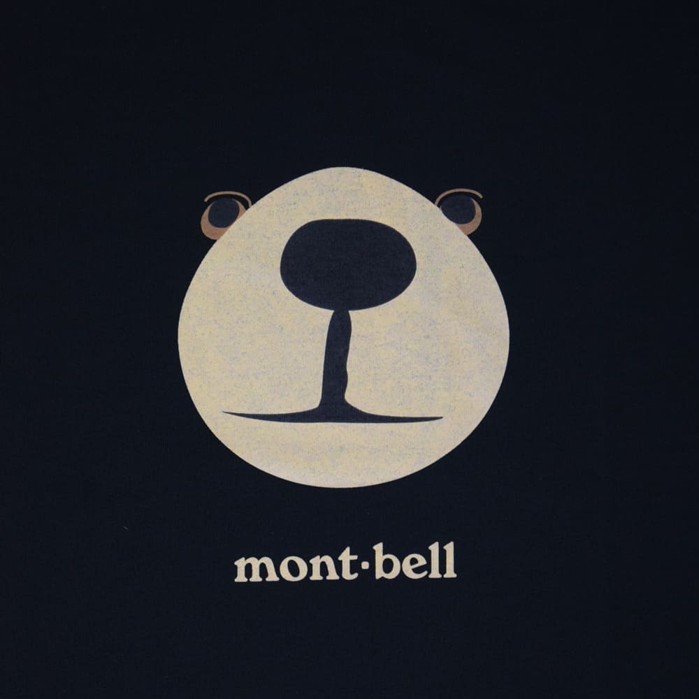 Montbell T-shirt XS or S or M or L or XL sizes black, unisex UV protection gallery