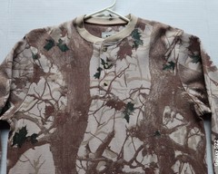 Nomad By Craft + Flow Men’s Apparel Camouflage Tree Long Sleeves T-Shirt Medium