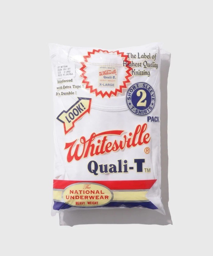 WHITESVILLE T-SHIRT WV73544 2-PACK White Toyo Enterprise NEW gallery