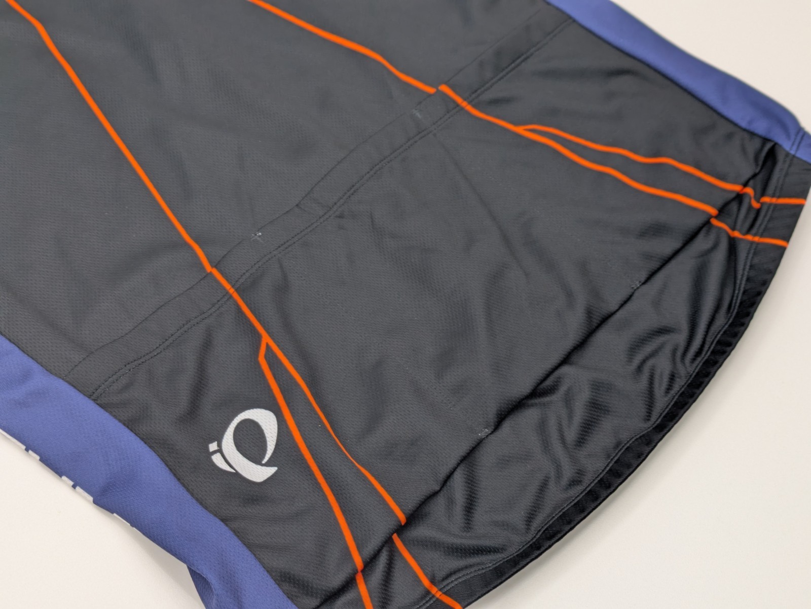 Pearl Izumi Men's SELECT LTD Blue Black Orange Full Zip Cycling Jersey Medium gallery