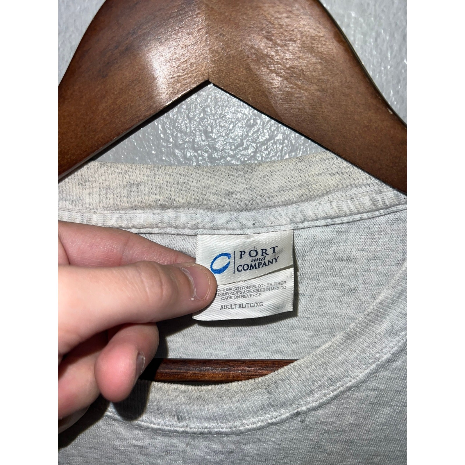 Vintage Garden of The Gods Long Sleeve Shirt P803 2001 Gray Worn Tee Stained XL gallery