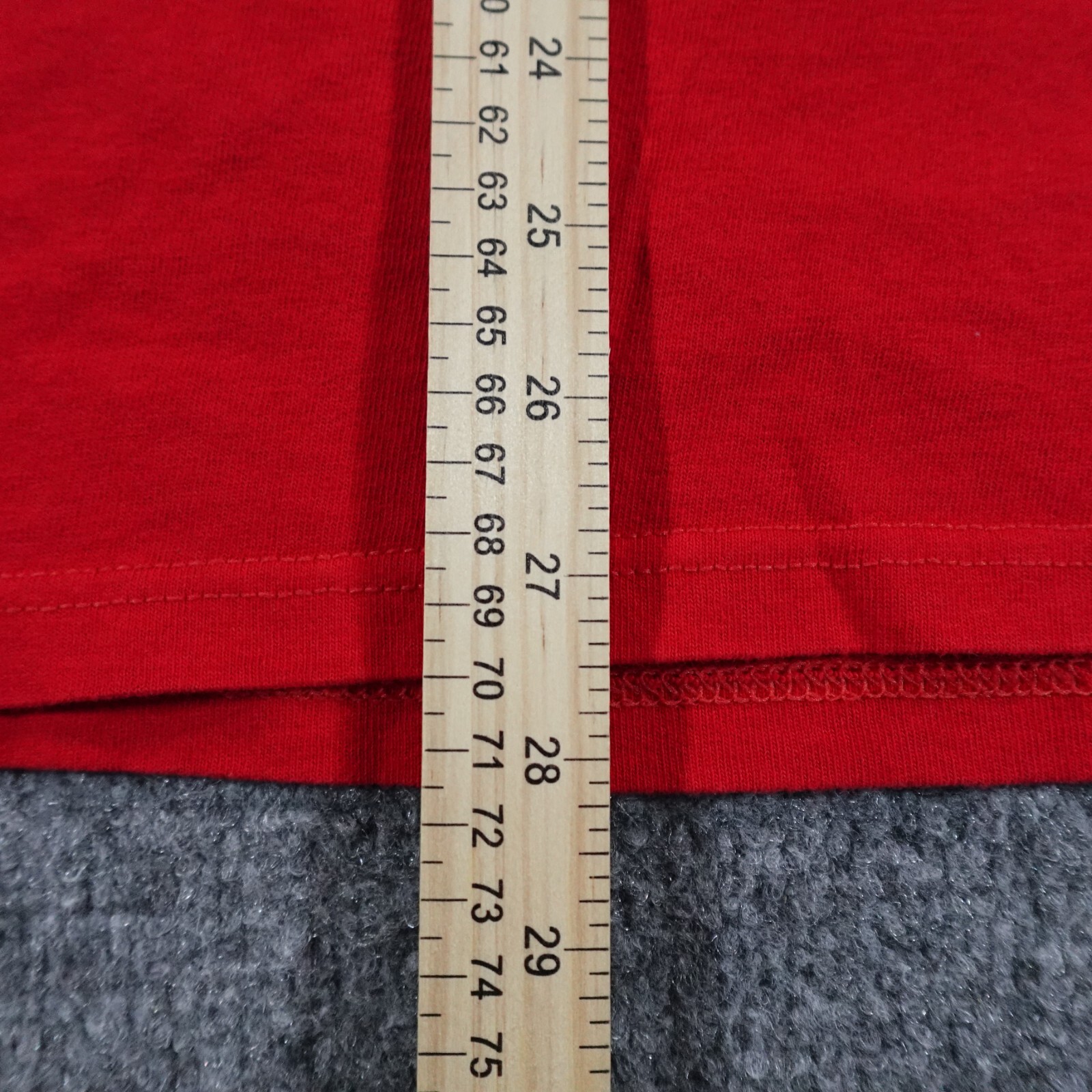 Vintage Bear Shirt Men XL Red Real Men Hunt Bear Humor Y2k novelty 0182 gallery
