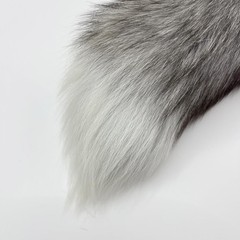 Therian Fox Tail Keychain Furry Tail Backpack Tassel Bag Handbag Accessory Hook