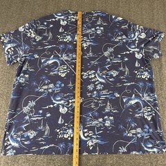 Polo Ralph Lauren Blue Marlin Swordfish Print Pocket T-Shirt Mens 4XB Big & Tall