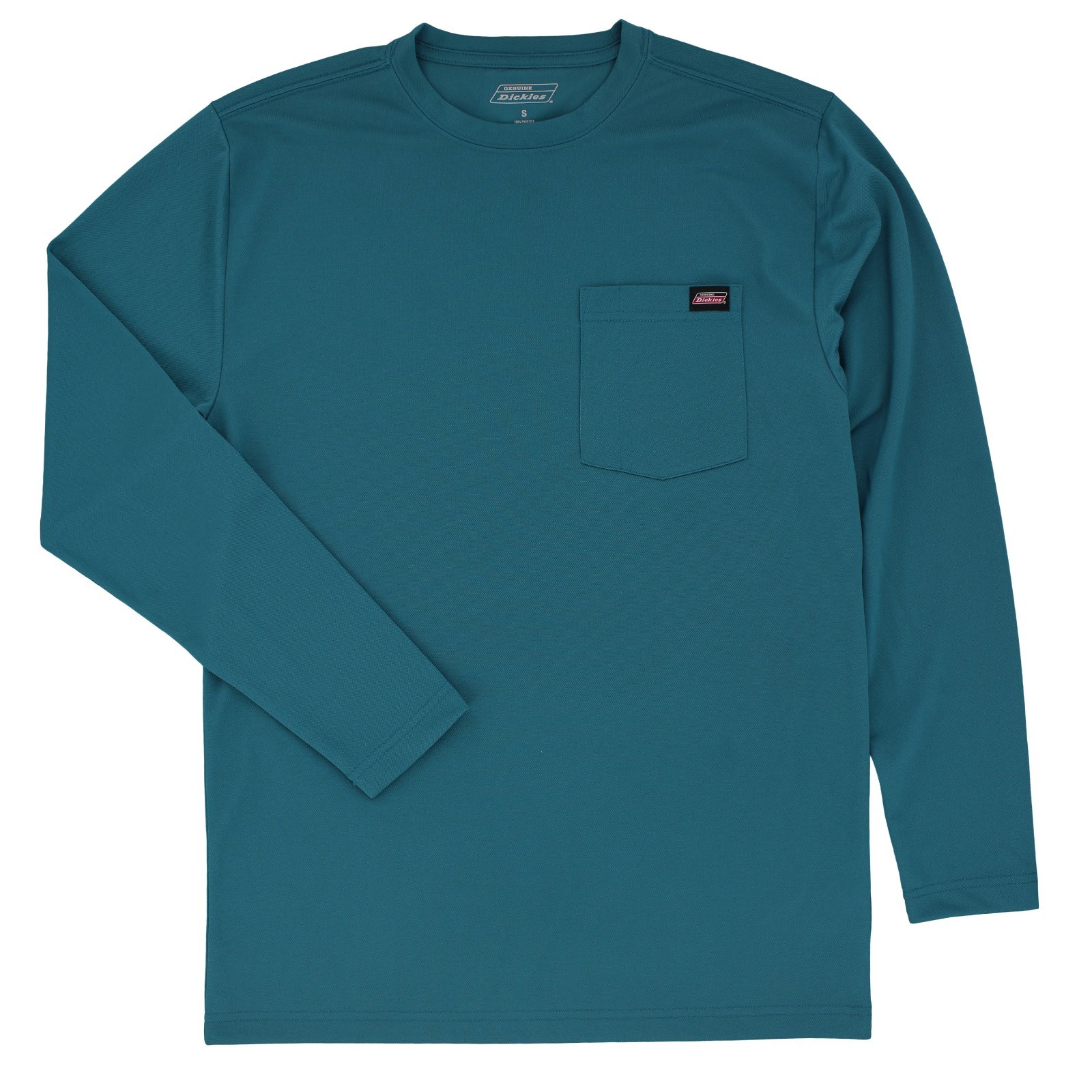 Dickies Men’s Performance Shirt Long Sleeve Pocket Tee Relaxed Moisture Wicking