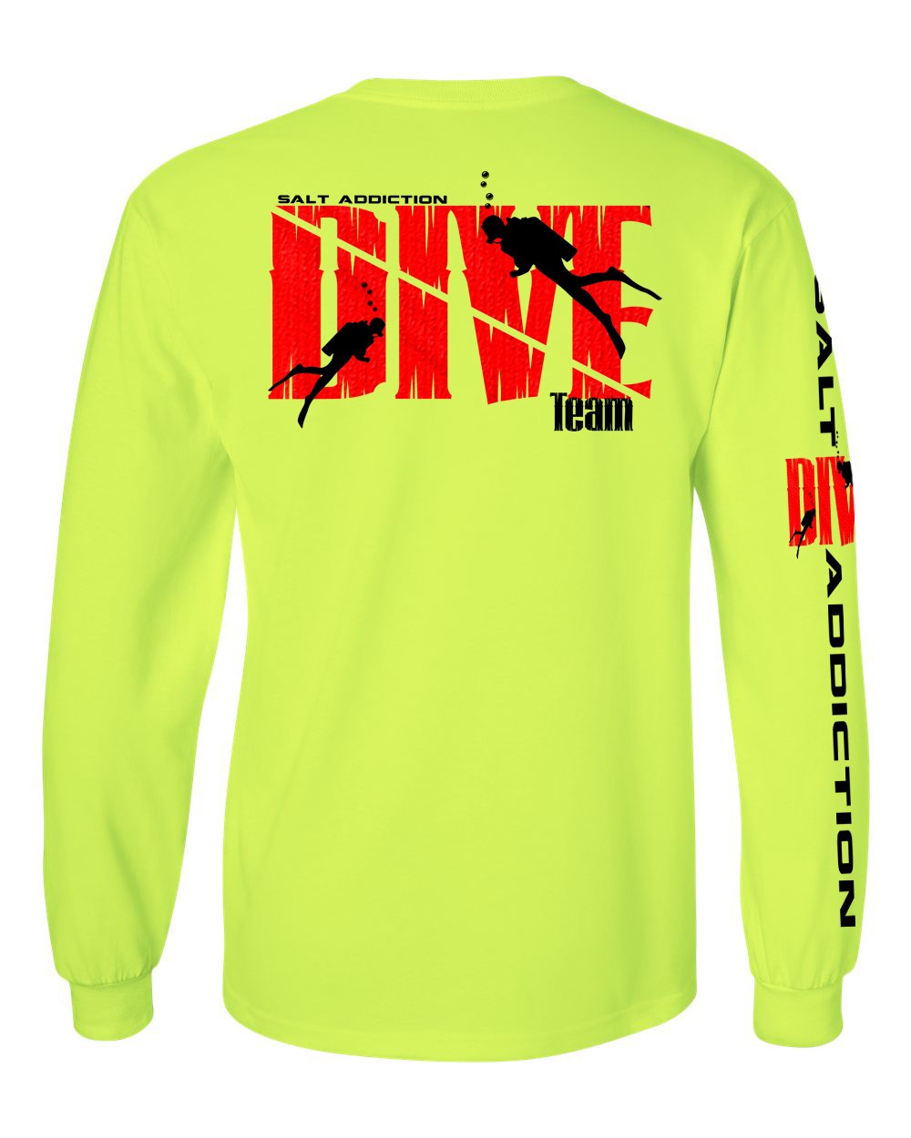 Salt Addiction diving T Shirt dive flag Cotton long sleeve men's apparel gallery