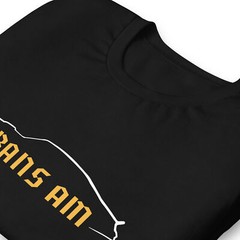 1977 Trans AM Firebird Outline Muscle Car Owner Unisex t-shirt