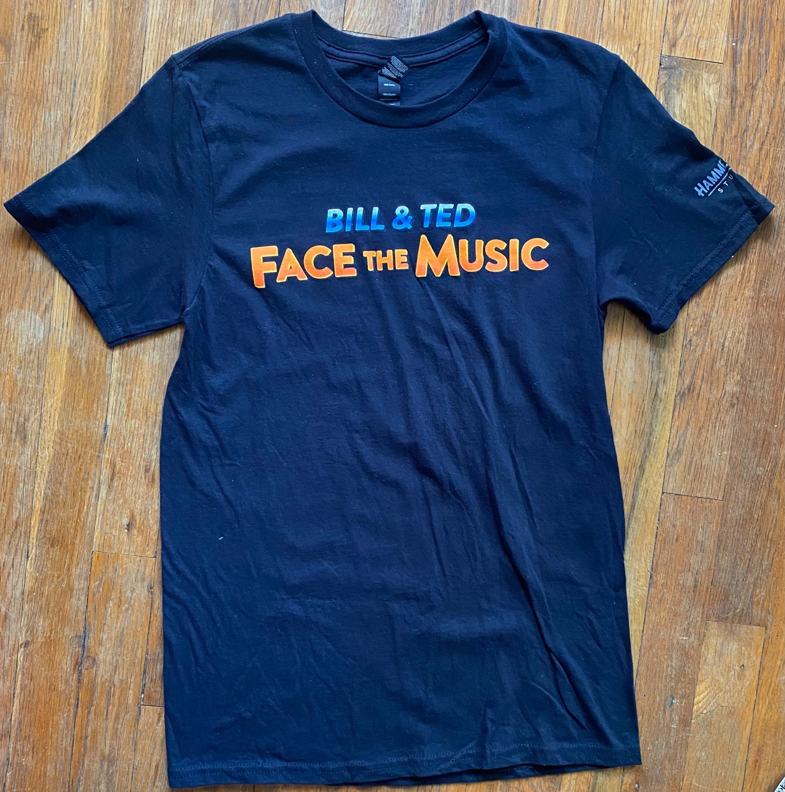 2019 Bill & Ted Face the Music RARE Film Crew Only Double Sided T Shirt Small gallery