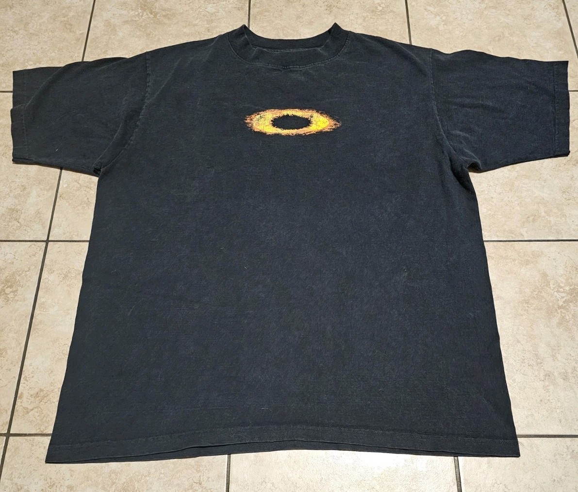 Vintage Oakley Software Rare Flame Logo T Shirt XXL 90s