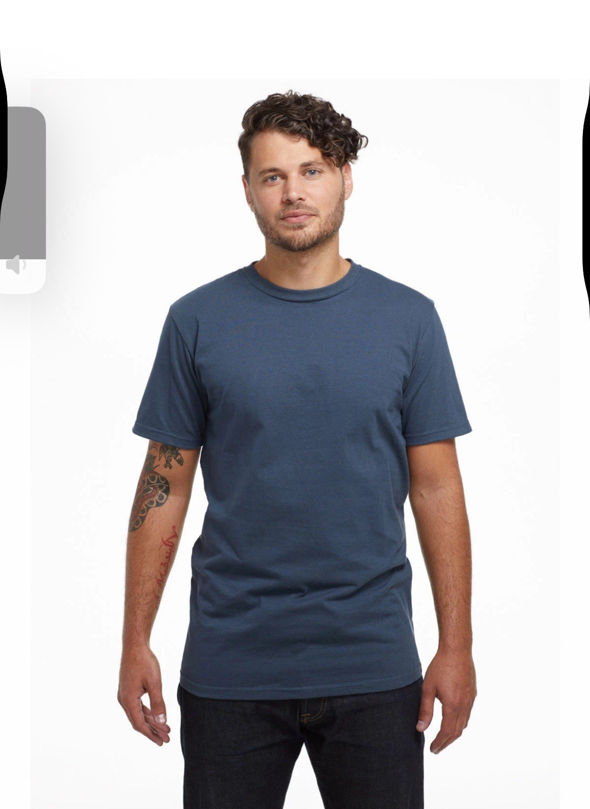 Mens Navy Blue T Shirts High Quality Soft And Breathable Size Medium gallery