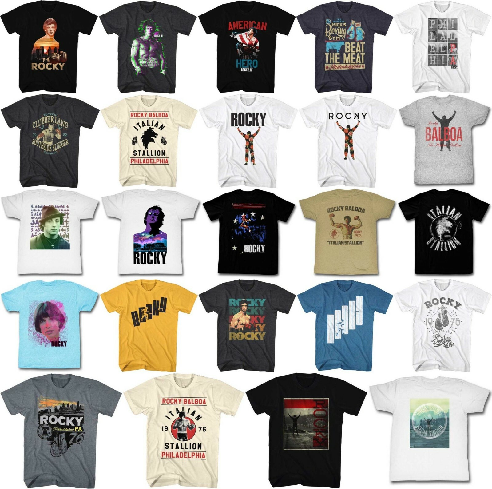 Pre-Sell Rocky Balboa Boxing Movie Licensed T-Shirt #3