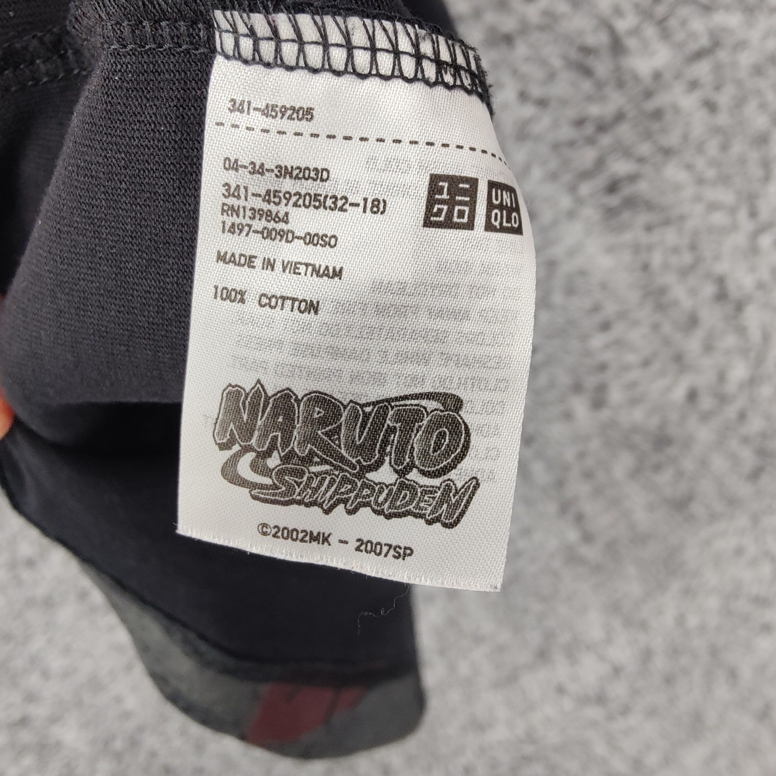 Uniqlo Mens Akatsuki Naruto Anime Streetwear Shippuden Graphic Tee M Black UT gallery