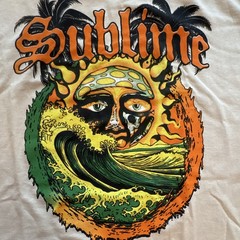 NWT Sublime Beige Sun/Wave Graphic Band T-Shirt Men’s XL