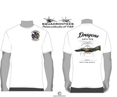69th TFS Dragons, F-4 Phantom Squadron T-Shirt D2, USAF Licensed Product
