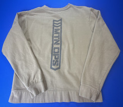 MTN OPS Sweatshirt Mens Small Beige Crewneck Logo Military Style Hiking