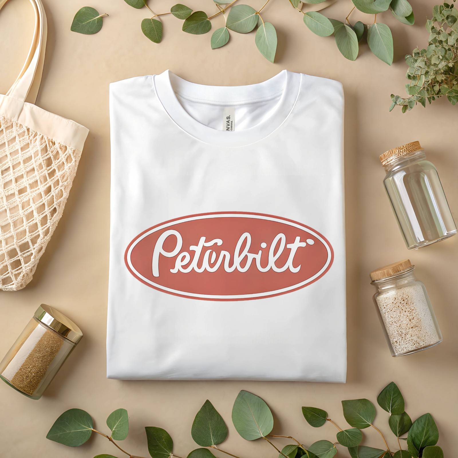 Peterbilt Logo T-Shirt – Classic Truck Brand Graphic Tee A319 gallery