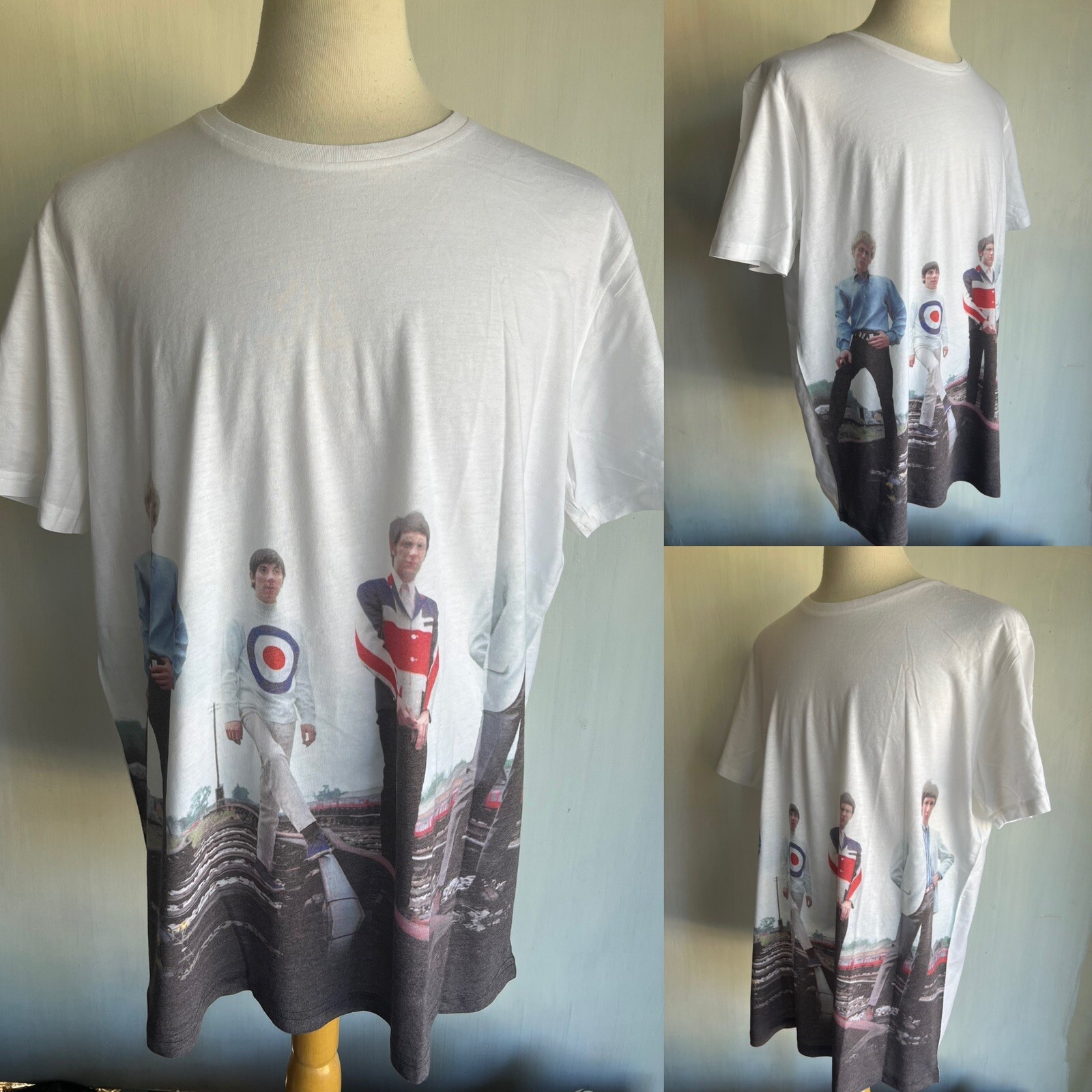 THE WHO (2012) Official Merchandise 60's British Band Photo T-Shirt Size 2XL gallery