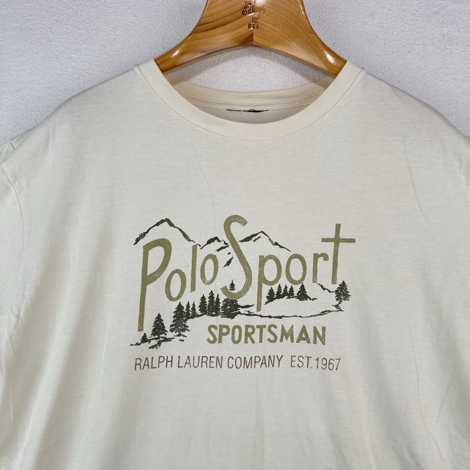 Vintage Polo Sport Ralph Lauren Sportsman Mountain T-shirt Men’s L/XL *No Tag gallery