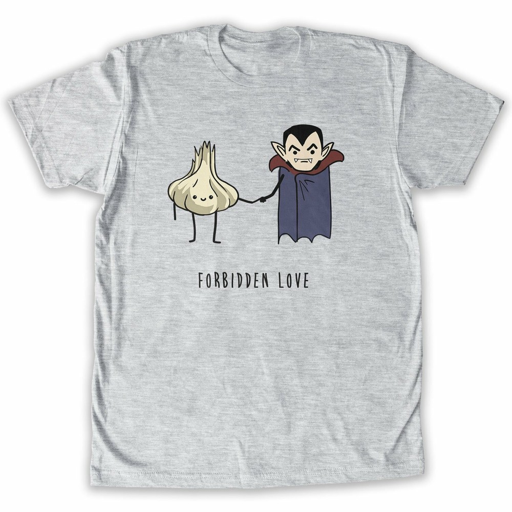 Function – Vampire Garlic Forbidden Love Men’s Fashion T-Shirt Halloween Funny