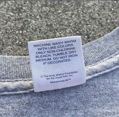 SS16 Supreme Andy Warhol Muhammad Ali grey T-shirt size Small