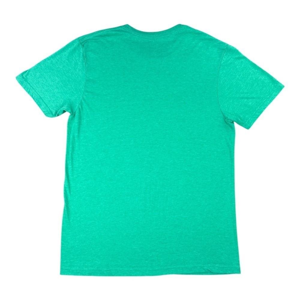 Brew City Men Medium T-Shirt Bush Light Beer Graphic Heather Green Cotton Blend gallery