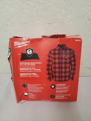 *NEW* Milwaukee Men’s Large Red GRIDIRON Flannel Shirt (M551R-L) *FREE SHIPPING*